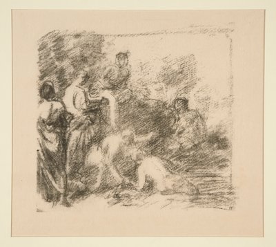 Fürdőzők alkotó: Ignace Henri Jean Fantin Latour
