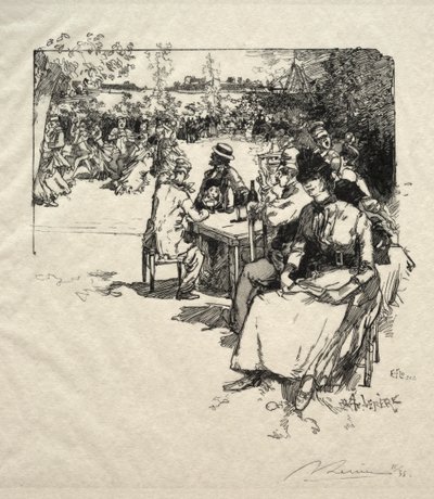 Bál a Point du Jour-ban alkotó: Ignace Henri Jean Fantin Latour