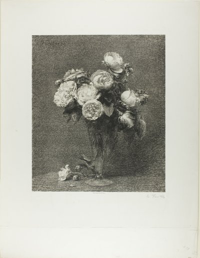 Rózsacsokor alkotó: Henri Fantin-Latour