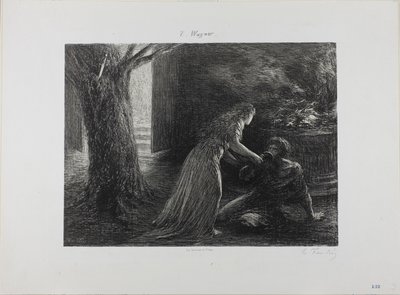 A Valkűr debütálása alkotó: Ignace Henri Jean Fantin Latour