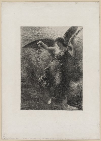 Eugene Delacroix-nak alkotó: Ignace Henri Jean Fantin Latour
