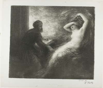 Kundry felidézése alkotó: Ignace Henri Jean Fantin Latour