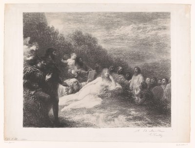 Faust és Mephisto trójai Helénát látja Helene alkotó: Ignace Henri Jean Fantin Latour