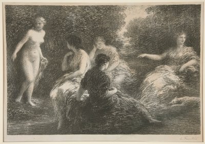 Öt nimfa alkotó: Ignace Henri Jean Fantin Latour