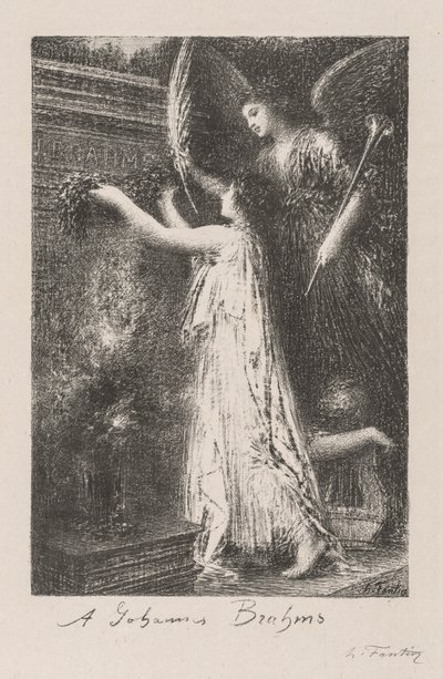 Johannes Brahmsnak alkotó: Ignace Henri Jean Fantin Latour