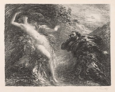 Manfred és Astarte alkotó: Ignace Henri Jean Fantin Latour