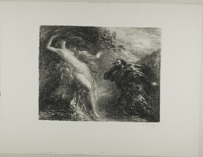 Manfred és Astartea, harmadik tányér alkotó: Ignace Henri Jean Fantin Latour