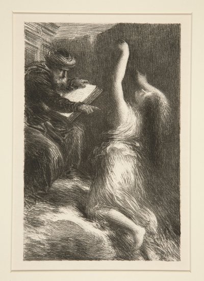 Parsifal: acte II, ?vocation de Kundry (Parsifal: Acte II, Evocation of Kundry) alkotó: Ignace Henri Jean Fantin Latour