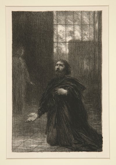 Rienzi: V. felvonás, Rienzi része (Rienzi: V. felvonás, Rienzi alkotó: Ignace Henri Jean Fantin Latour
