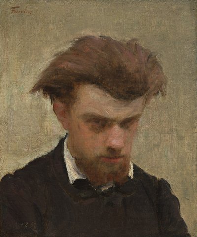 Önarckép, 1861. alkotó: Ignace Henri Jean Fantin Latour
