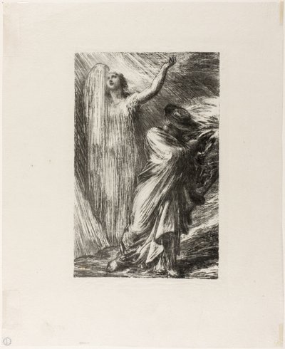Siegfried: III. felvonás, Erda megidézése alkotó: Ignace Henri Jean Fantin Latour