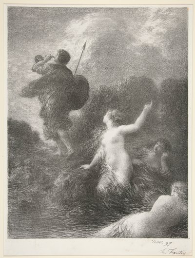 Siegfried és a rajnai lányok alkotó: Ignace Henri Jean Fantin Latour