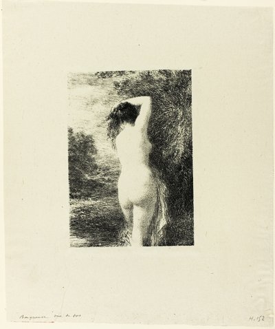 Álló fürdő, harmadik tányér alkotó: Ignace Henri Jean Fantin Latour