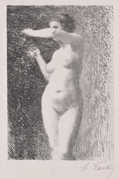 Tanulmány Évának alkotó: Ignace Henri Jean Fantin Latour