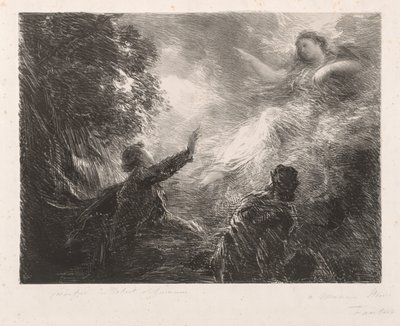 Az Alpok tündére alkotó: Ignace Henri Jean Fantin Latour