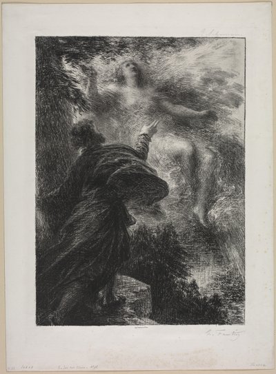 Az Alpok tündére alkotó: Ignace Henri Jean Fantin Latour
