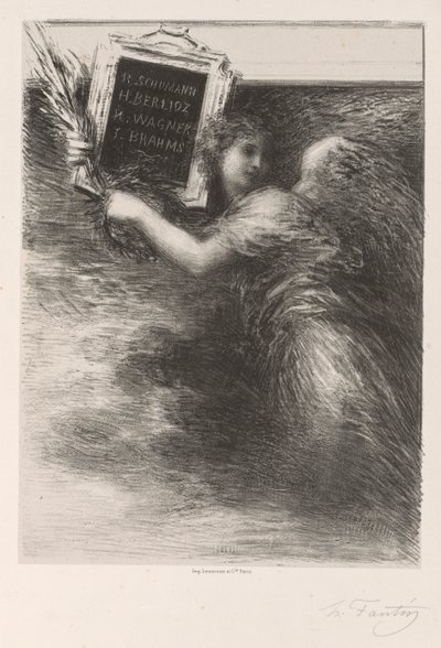A zene géniusza alkotó: Ignace Henri Jean Fantin Latour