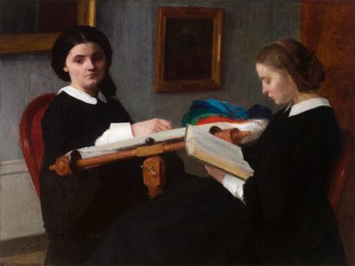 A két nővér alkotó: Ignace Henri Jean Fantin Latour