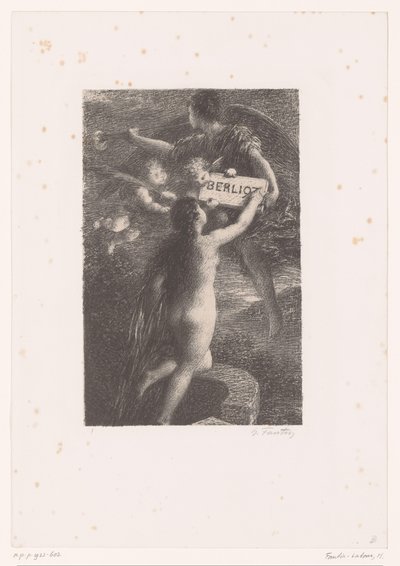 Címnyomat: Hector Berlioz, sa vie et ses oeuvres Berlioz (cím a tárgyon) Verite Hector Berlioz élete és művei (sorozat címe) alkotó: Ignace Henri Jean Fantin Latour