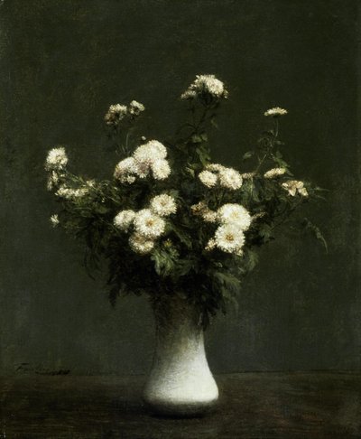 Krizantém váza alkotó: Henri Fantin-Latour