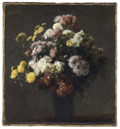 Váza krizantémokkal alkotó: Henri Fantin-Latour