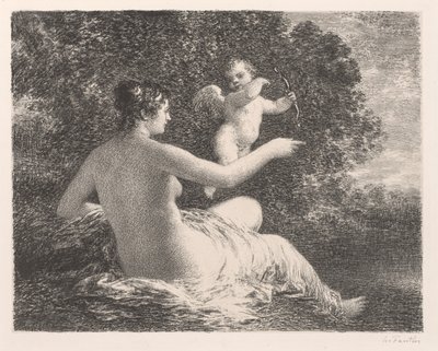 Vénusz és Ámor alkotó: Ignace Henri Jean Fantin Latour