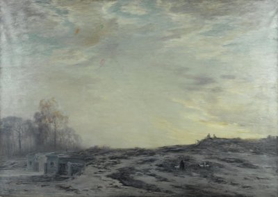 La Banlieue de Paris aux environs des fortifications, 1923 körül (olaj, vászon) alkotó: Henri Foreau