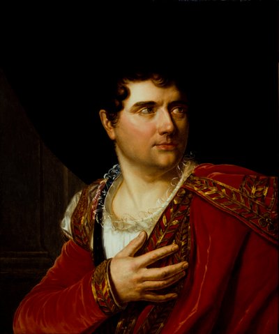 Jean-Baptiste-Sauveur Gavaudan portréja 1772-1840, 1799 körül. alkotó: Henri Françoiss Riesener