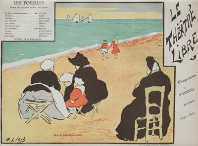 A kövületek (a Free Theatre műsora) alkotó: Henri Gabriel Ibels