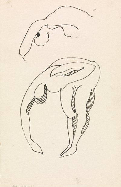 Meghajló ábra alkotó: Henri Gaudier Brzeska
