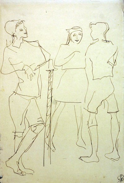 Gyerekek a parkban alkotó: Henri Gaudier-Brzeska