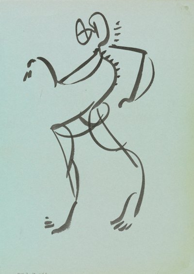 Táncoló figura alkotó: Henri Gaudier-Brzeska