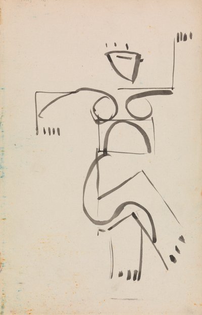 Táncoló figura alkotó: Henri Gaudier-Brzeska
