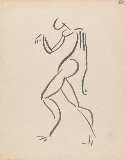 Táncoló figura alkotó: Henri Gaudier-Brzeska