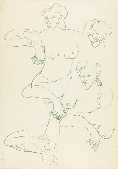 Öt tanulmány egy női alakról alkotó: Henri Gaudier-Brzeska
