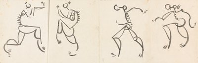 Négy táncoló figura fríze alkotó: Henri Gaudier-Brzeska