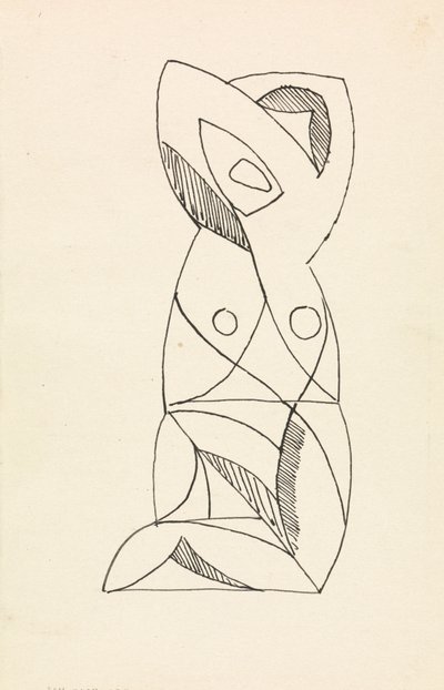 Térdelő női alak alkotó: Henri Gaudier Brzeska