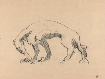 Oroszlán a profilban alkotó: Henri Gaudier Brzeska