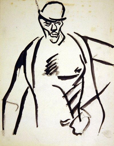 Férfi Bowler Hatban alkotó: Henri Gaudier-Brzeska