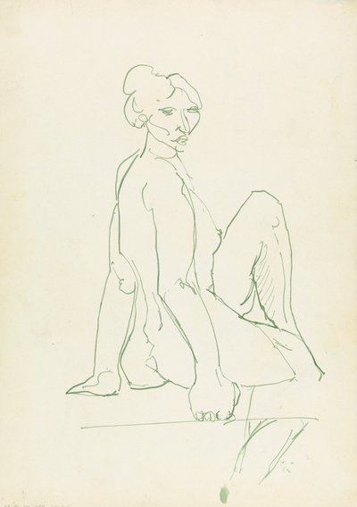 Ülő női alak alkotó: Henri Gaudier-Brzeska