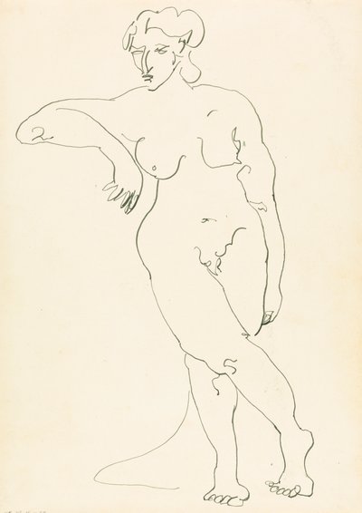 Álló női alak alkotó: Henri Gaudier-Brzeska