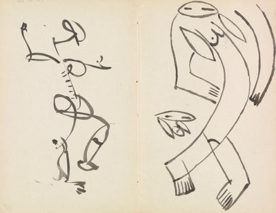 Tanulmányok két táncoló figuráról alkotó: Henri Gaudier Brzeska