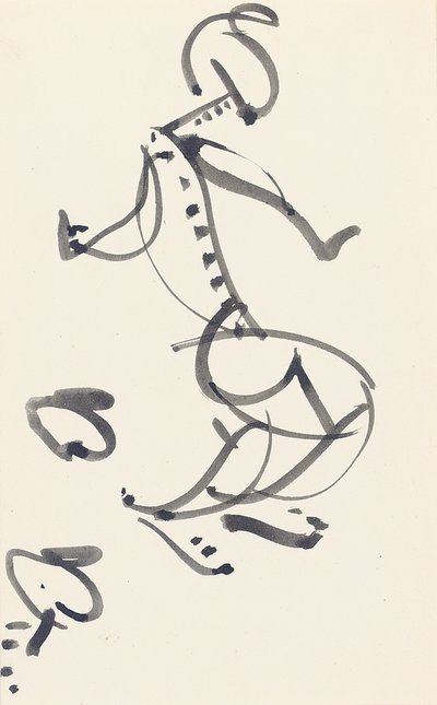 Tanulmány a "Red Stone Dancer" számára, 1914 alkotó: Henri Gaudier-Brzeska