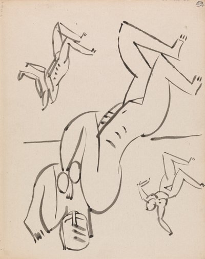 Három tanulmány egy női alakhoz alkotó: Henri Gaudier-Brzeska