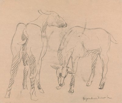 Két kecske alkotó: Henri Gaudier-Brzeska