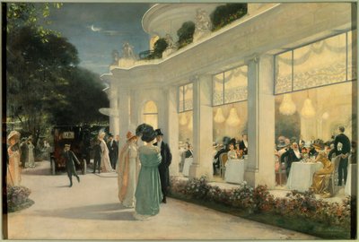 Vacsora a Pre-Katelánban (Pre-Catelan) alkotó: Henri Gervex
