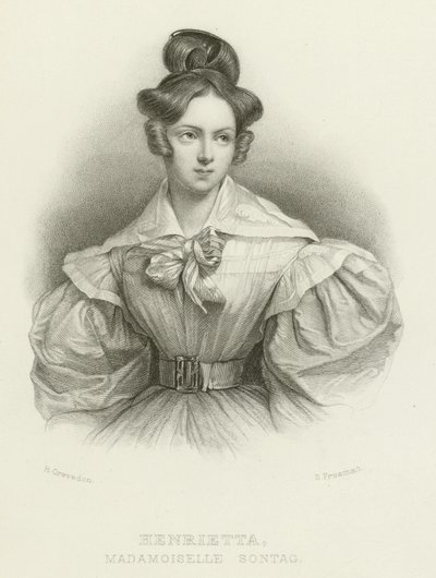 Henrietta, Madamoiselle Sontag alkotó: Henri Grevedon