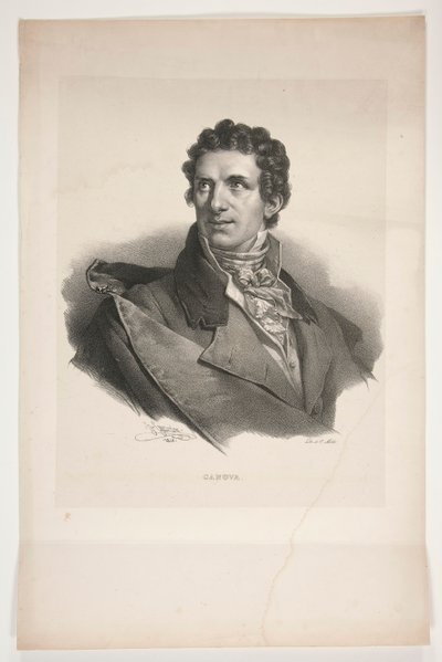 Antonio Canova portréja alkotó: Henri Grevedon