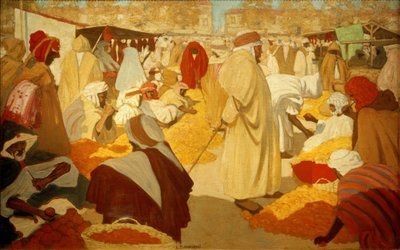 H.Evenepoel, Orangenmarkt Blidahban alkotó: Henri Jacques Edouard Evenepoel