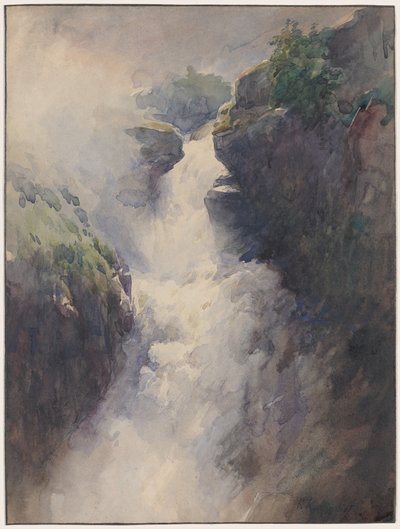 Vízesés a hegyekben alkotó: Henri-Joseph Harpignies